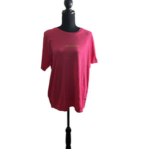 One Teaspoon Vibrant Pink w/ Neon Print Streetwear Style Relaxed Fit